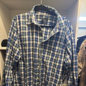 Abercrombie and Fitch XXL PLAID button-down, long sleeve shirt.